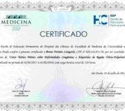 Certificado - Curso Teórico Prático sobre Deformidades Congênitas e Adquiridas da Região Órbito-Palpebral